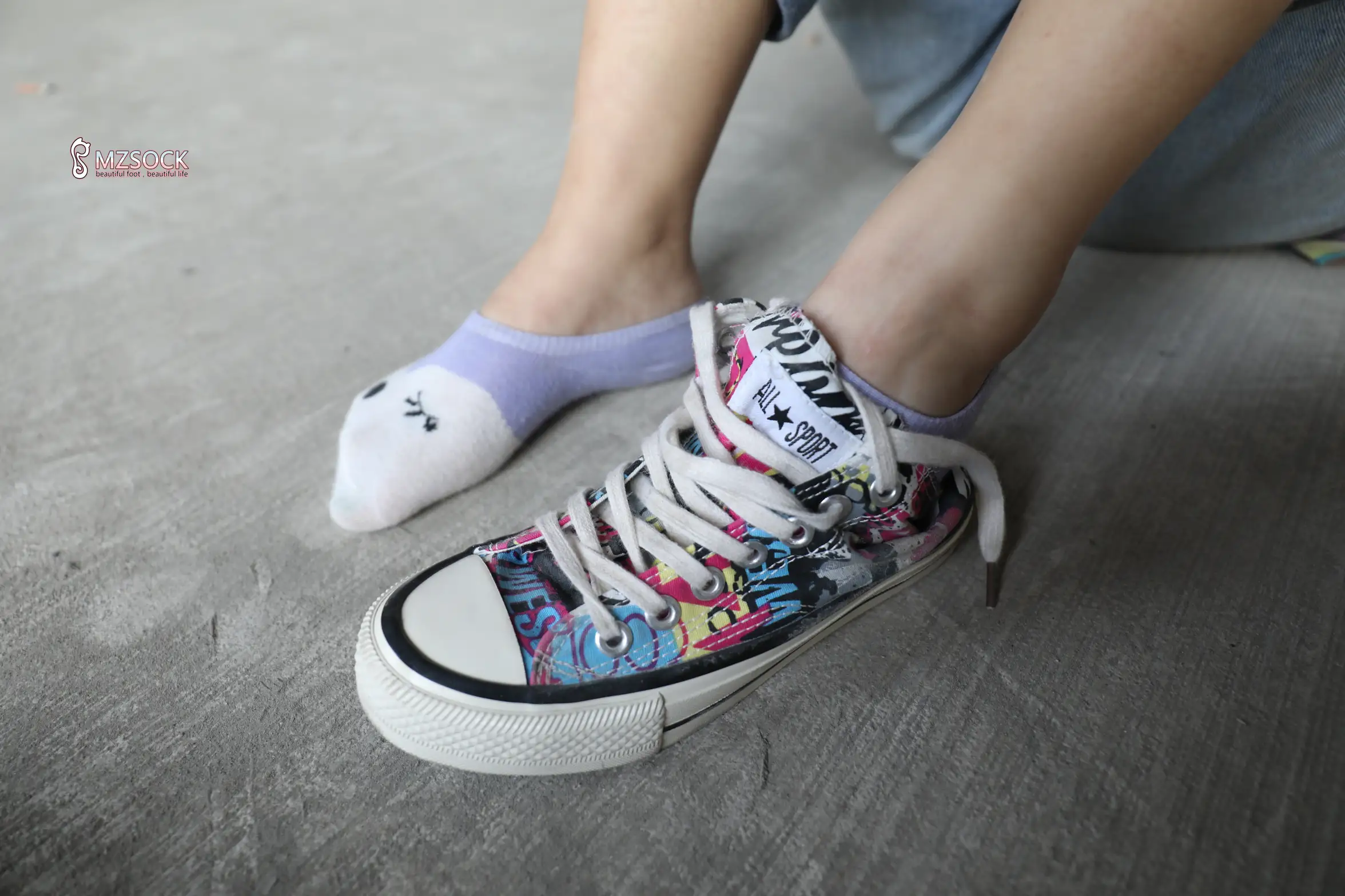 [Mzsock] Love beautiful feet NO.206 ella#[74P]-9