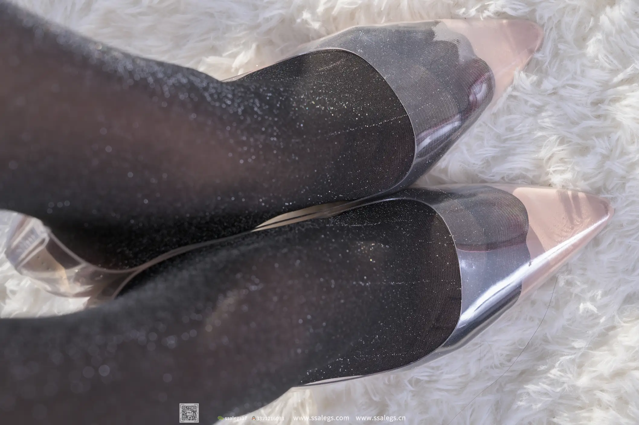 [Mzsock] NO.501 Susu Shiny Black Stockings Photo (Part 1) silk club#[123P]-10