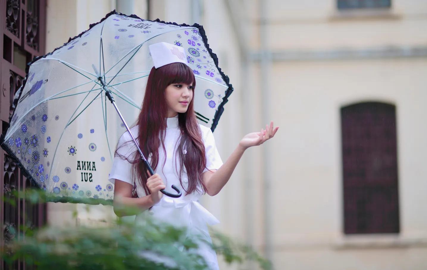 [Mzsock] NO.204 Xiaoya nurse uniform, stockings, high heels and beautiful legs street photography#[70P]-5