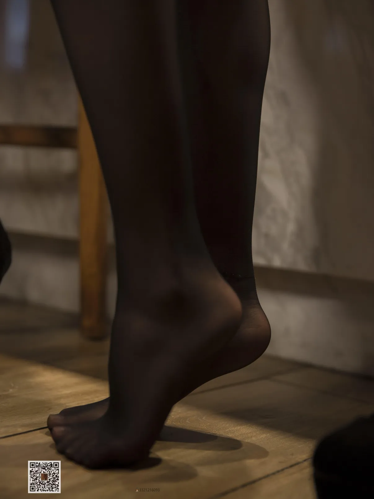 [Mzsock] NO.033 Mr. Gus Qianqian – plump black stockings pointe close-up street photography#[85P]-2