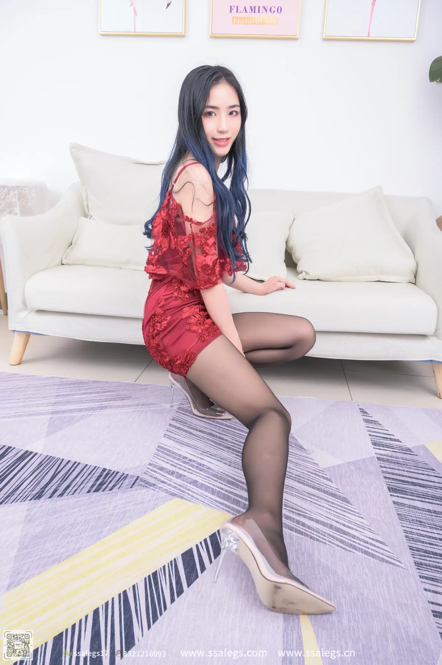 [Mzsock] NO.523 Yinyin black silk photo (Part 1) silk club#[127P]-1