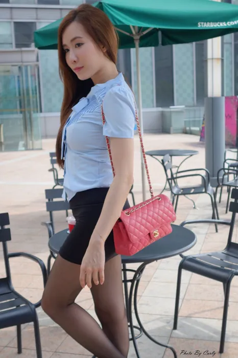 [Mzsock] NO.041 Dora OL black stockings high heels beautiful legs travel photo street photography#[106P]-2