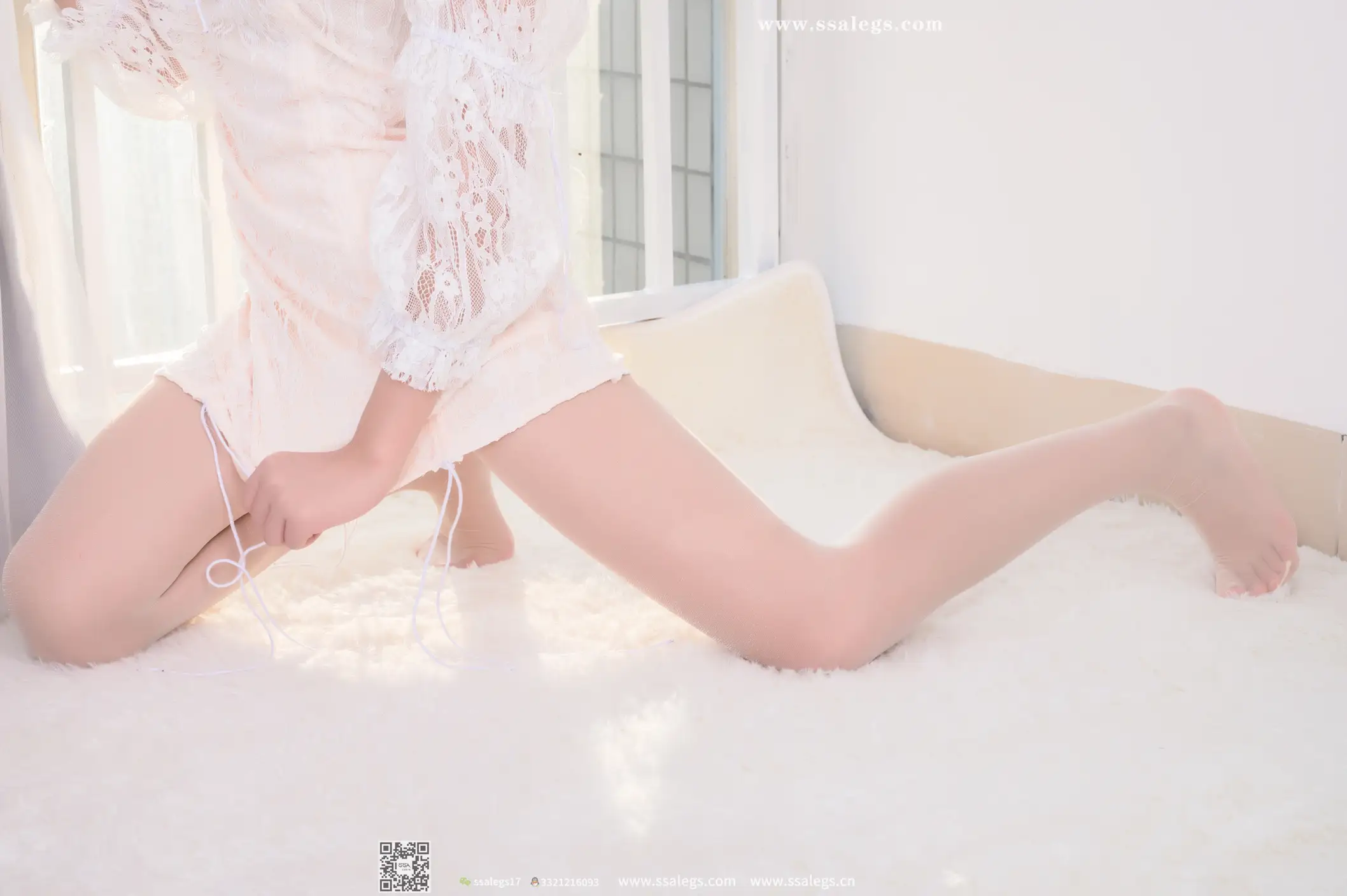 [Mzsock] NO.401 Susu’s shredded pork with sparkling open side by the sunny window (Part 1) silk club#[122P]-8