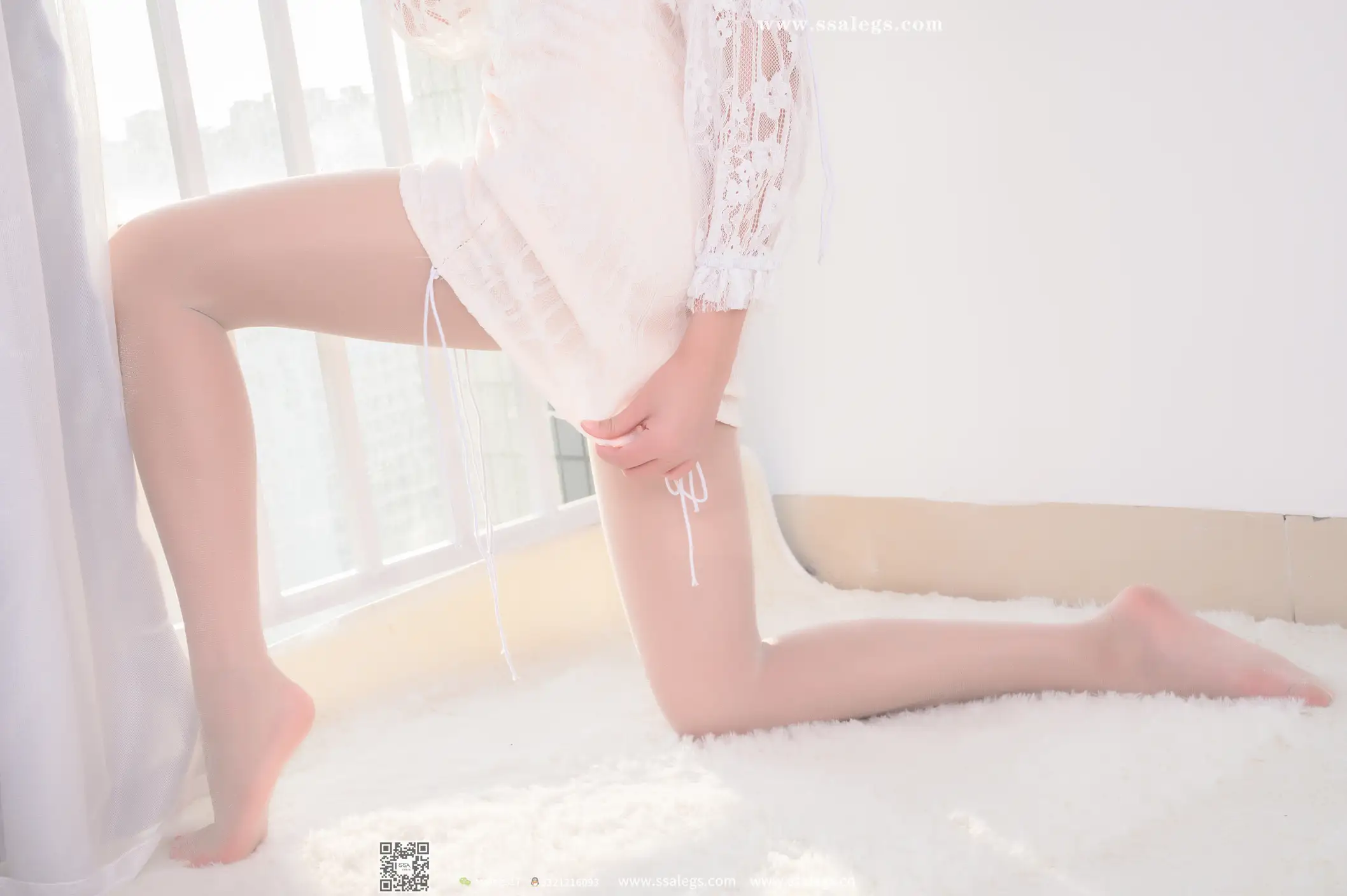 [Mzsock] NO.401 Susu’s shredded pork with sparkling open side by the sunny window (Part 1) silk club#[122P]-10