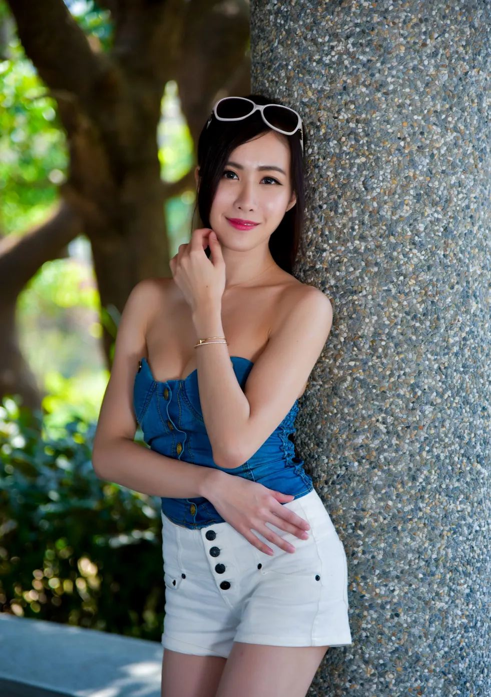 [Mzsock] NO.181 Yanxi off-shoulder shorts, boots and beautiful legs street photography#[71P]-5