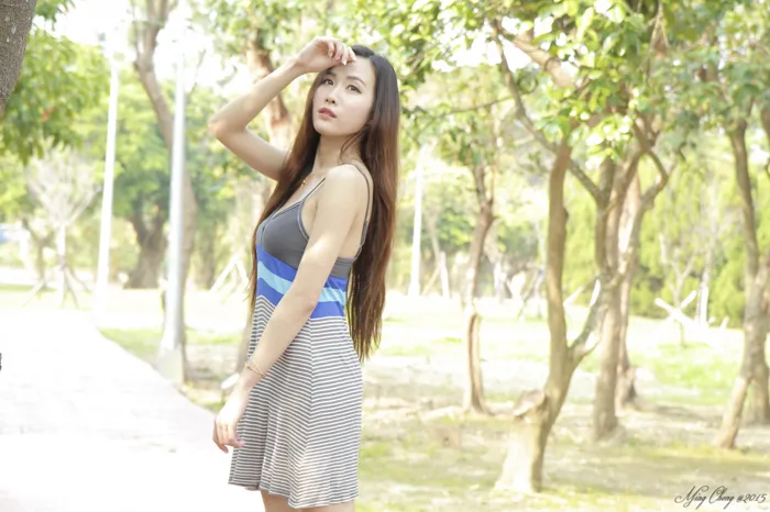 [Mzsock] NO.048 Dora Yanxi elegant dress high heels beautiful legs outdoor shot street photography#[51P]-7