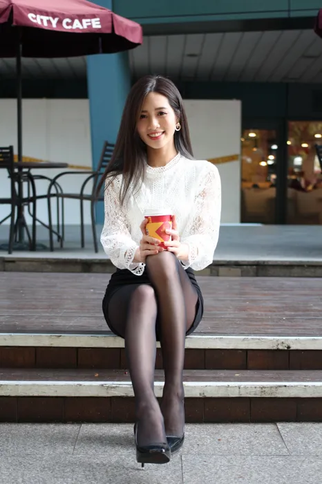 [Mzsock] NO.056 Zhang Jun OL uniform high heels beautiful legs outdoor shooting street photography#[103P]-2