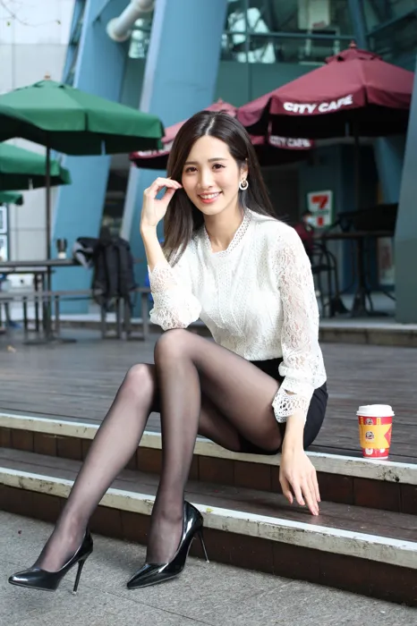 [Mzsock] NO.056 Zhang Jun OL uniform high heels beautiful legs outdoor shooting street photography#[103P]-5