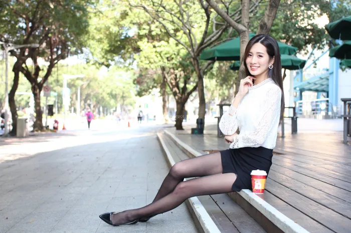 [Mzsock] NO.056 Zhang Jun OL uniform high heels beautiful legs outdoor shooting street photography#[103P]-10