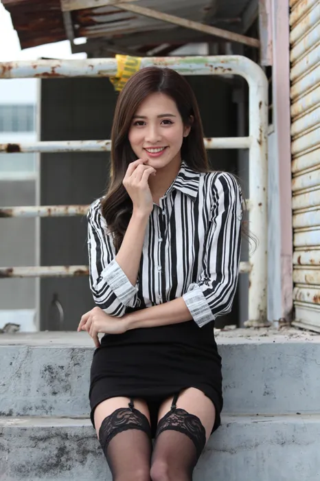 [Mzsock] NO.025 Long-legged beauty model Zhang Xiao sexy black stockings outdoor shot street photography#[93P]-5
