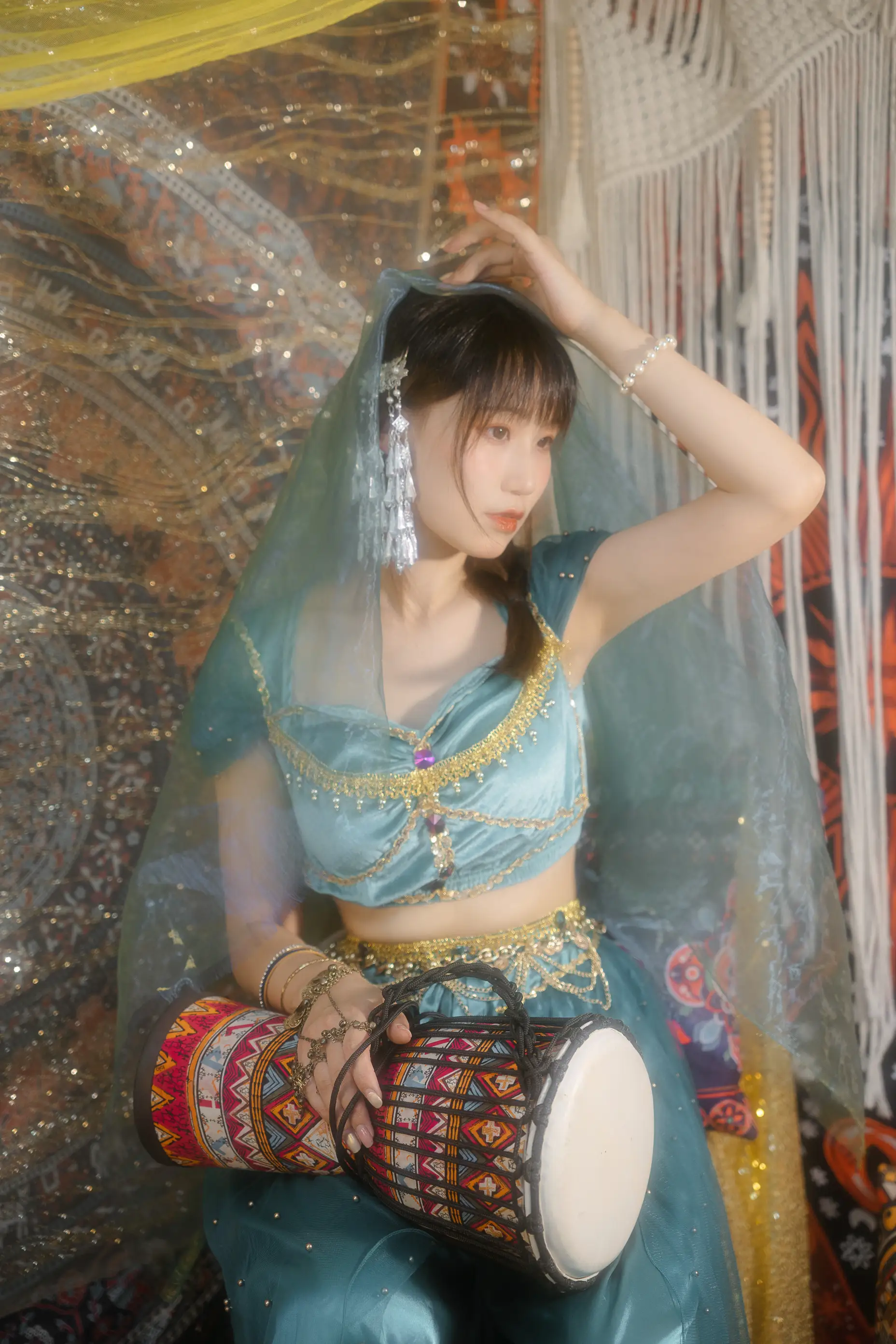 [YITUYU] 2022.09.05 Vol.1879 – Pearls and jade fall gently Li Zi painting#[26P]-3