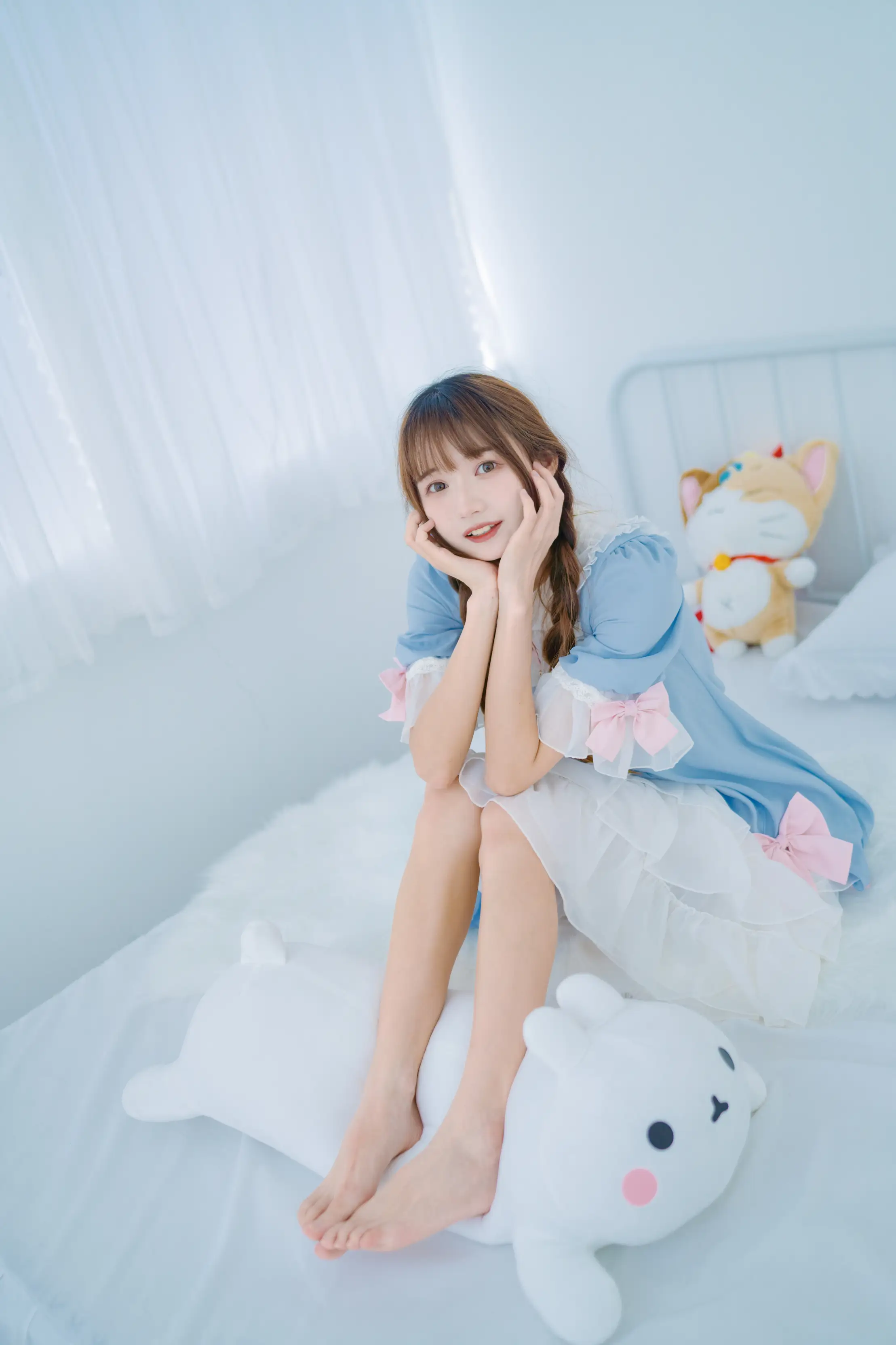 [YITUYU] 2022.08.13 Vol.1691 – Pure white and cute Rabbit Zzz won't eat carrots#[32P]-5