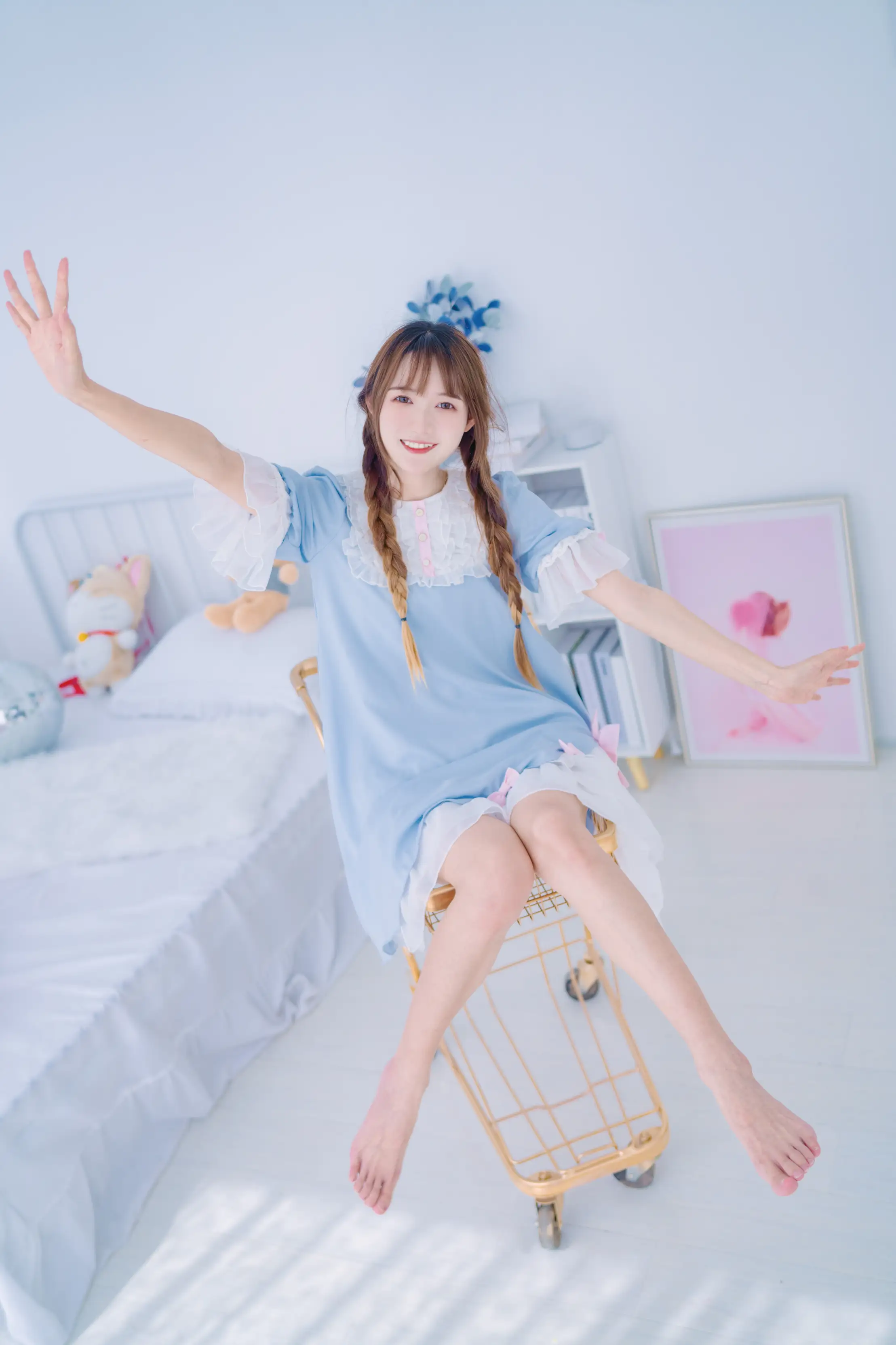 [YITUYU] 2022.08.13 Vol.1691 – Pure white and cute Rabbit Zzz won't eat carrots#[32P]-7