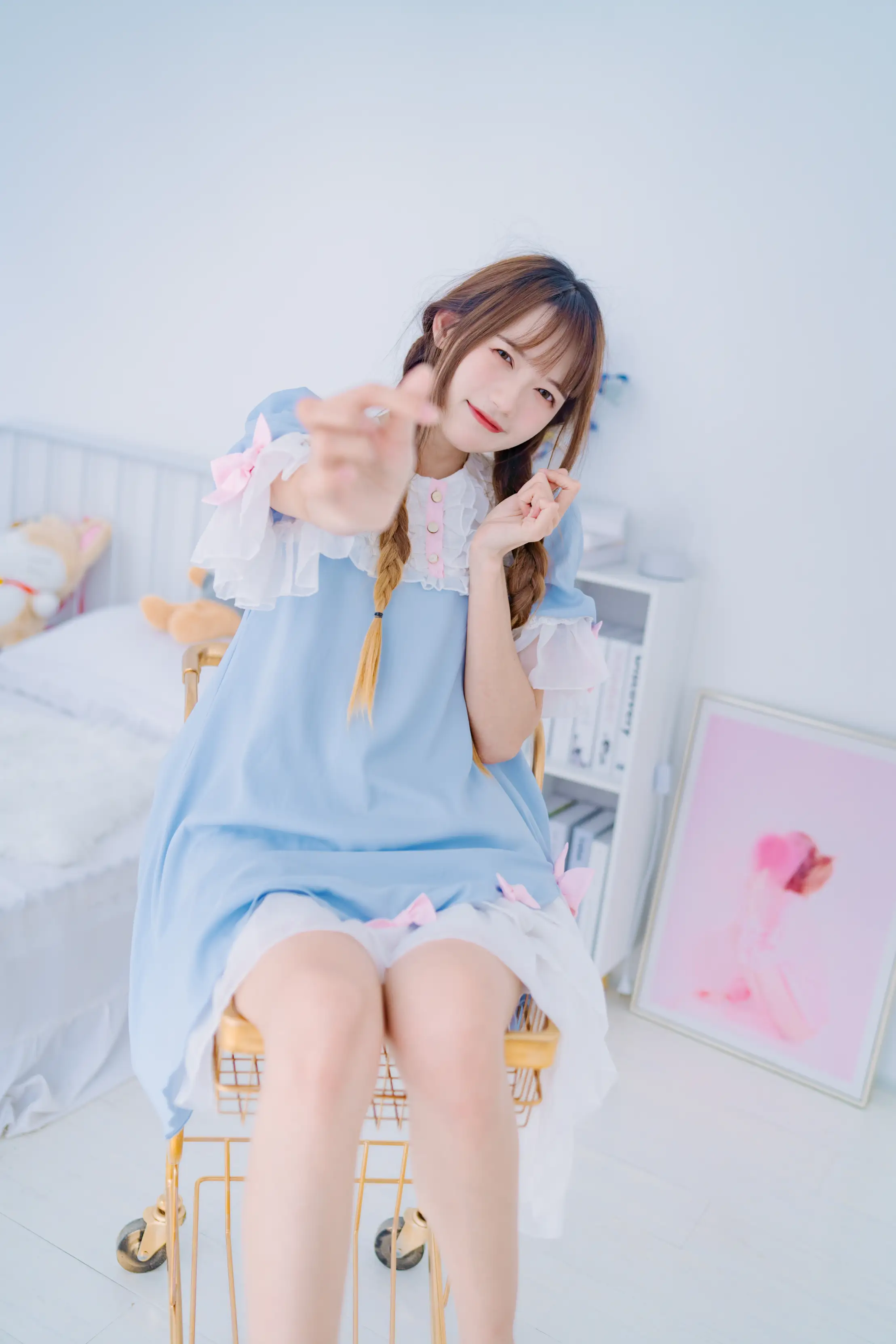 [YITUYU] 2022.08.13 Vol.1691 – Pure white and cute Rabbit Zzz won't eat carrots#[32P]-9