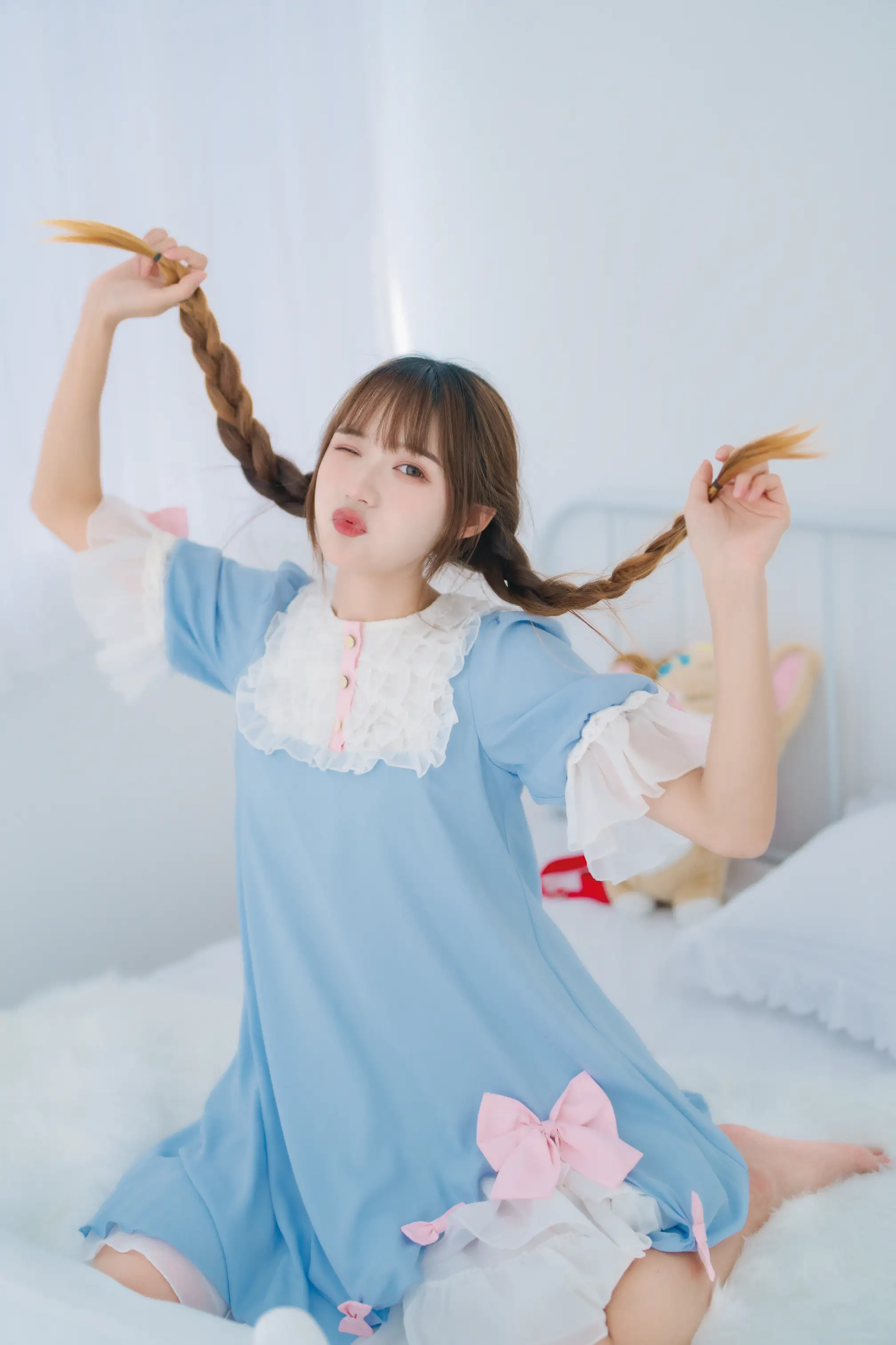[YITUYU] 2022.08.13 Vol.1691 – Pure white and cute Rabbit Zzz won't eat carrots#[32P]-7