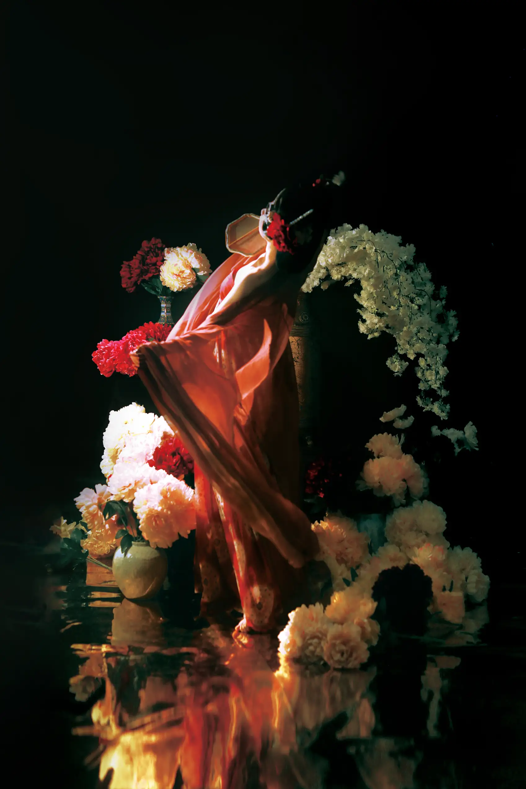 [YITUYU] 2022.08.23 Vol.1771 – The imperial concubine lies drunk among the peonies salmon#[21P]-1