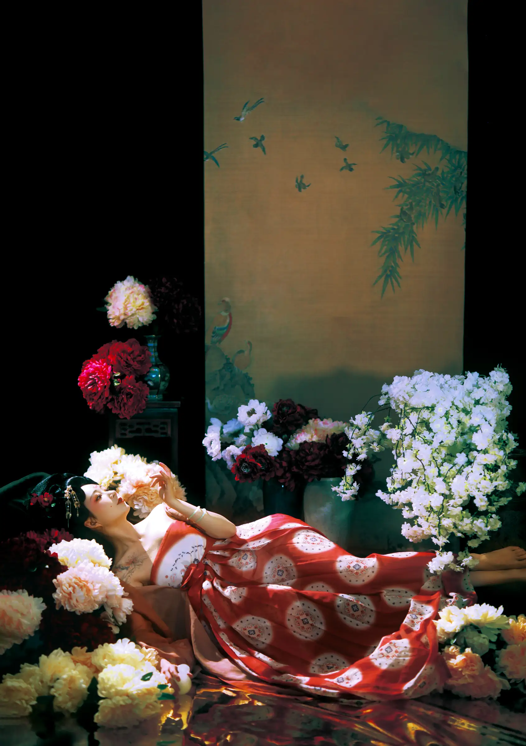 [YITUYU] 2022.08.23 Vol.1771 – The imperial concubine lies drunk among the peonies salmon#[21P]-5