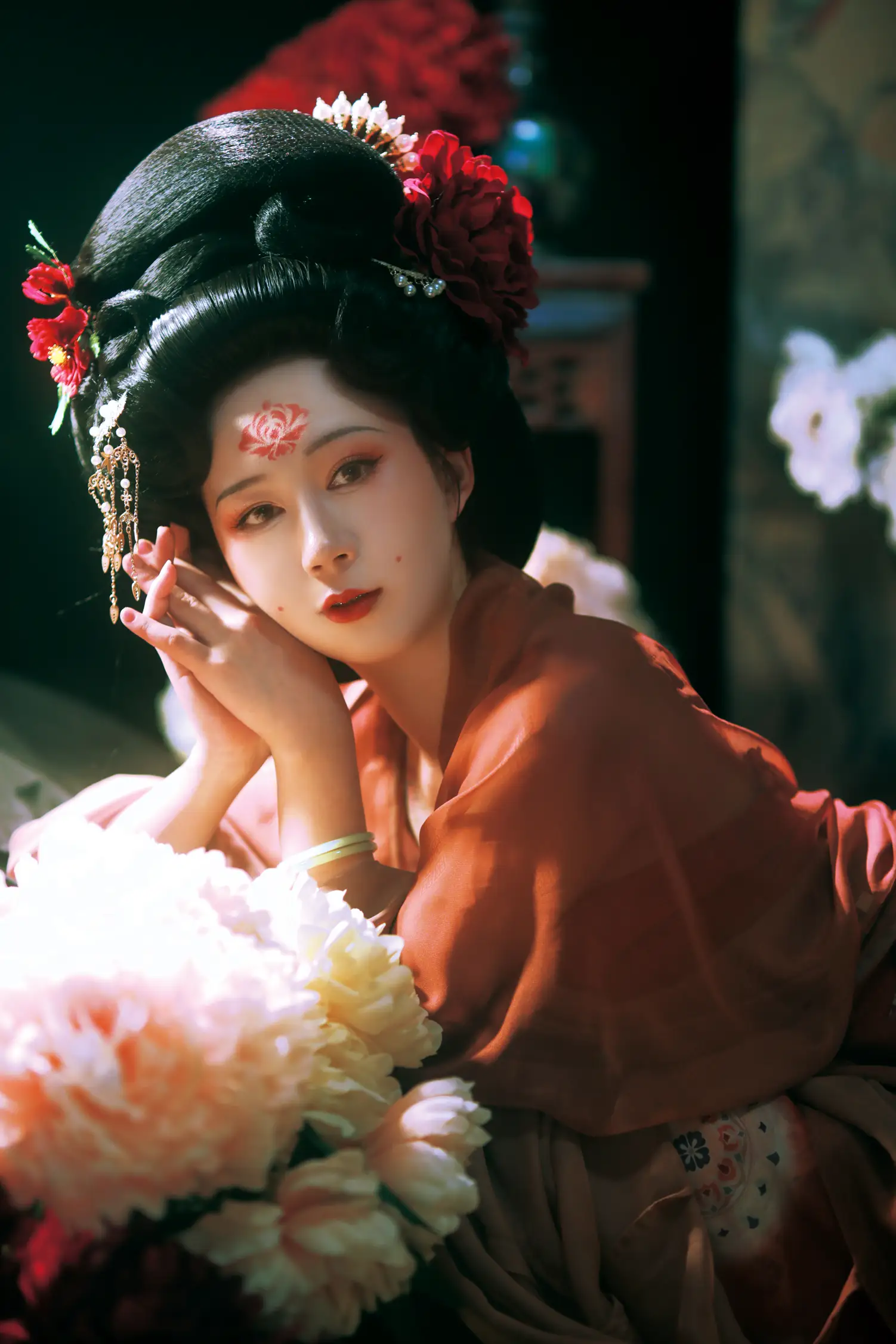 [YITUYU] 2022.08.23 Vol.1771 – The imperial concubine lies drunk among the peonies salmon#[21P]-9