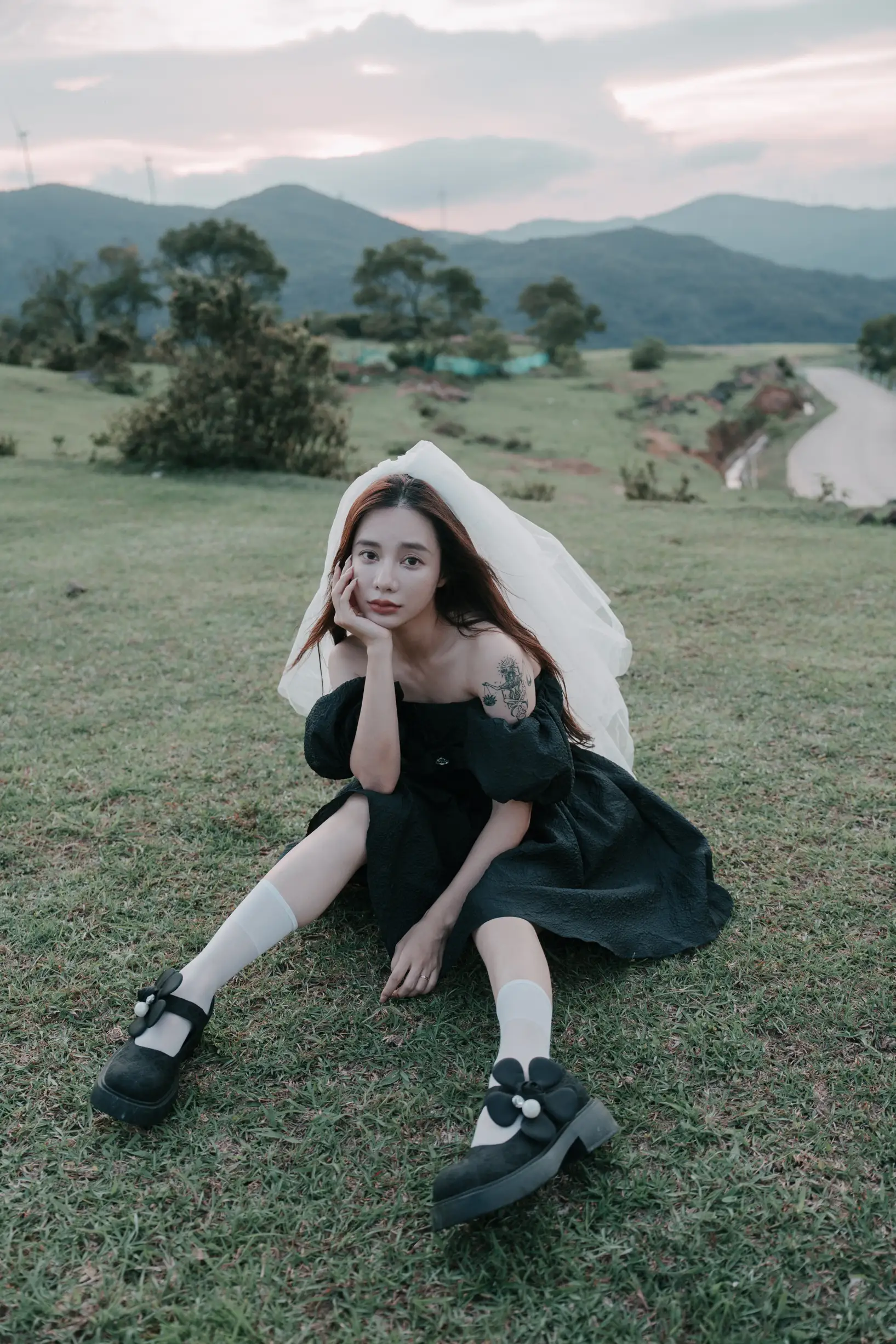 [YITUYU] 2022.09.16 Vol.1964 – Fading moment, black skirt and white gauze emotional film Classmate Shuwen#[39P]-3