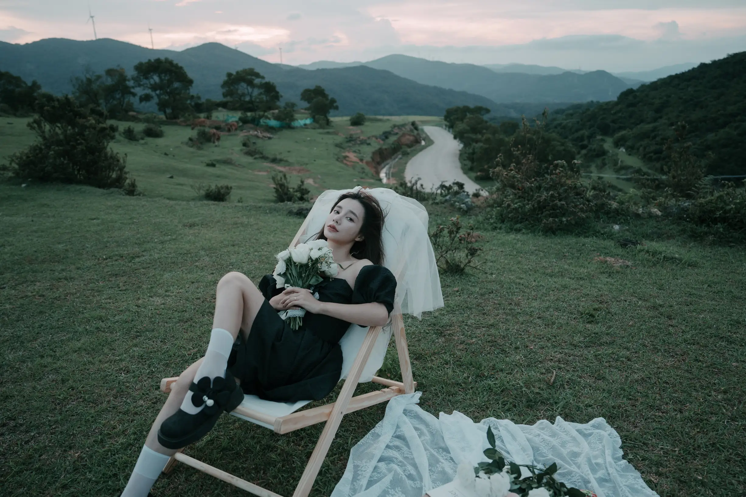 [YITUYU] 2022.09.16 Vol.1964 – Fading moment, black skirt and white gauze emotional film Classmate Shuwen#[39P]-4