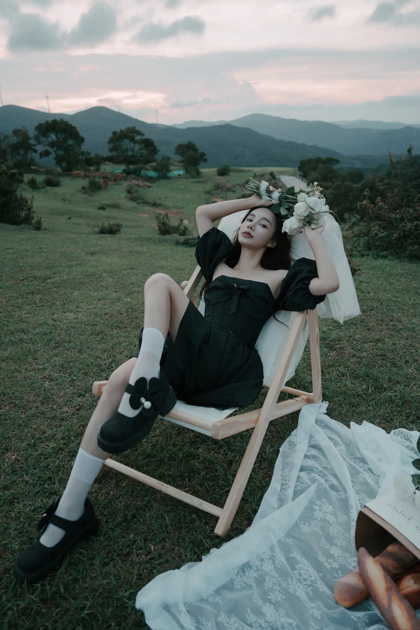[YITUYU] 2022.09.16 Vol.1964 – Fading moment, black skirt and white gauze emotional film Classmate Shuwen#[39P]-8