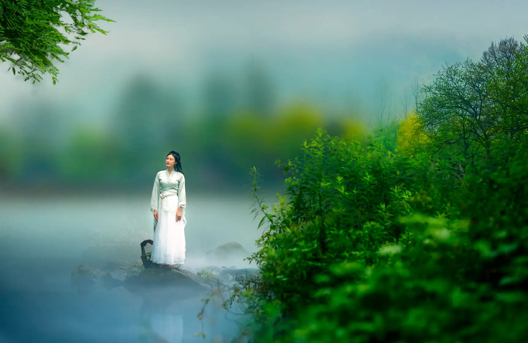 [YITUYU] 2022.09.15 Vol.1956 – Fog Fishing in the Heart of the Lake Min Min#[28P]-7