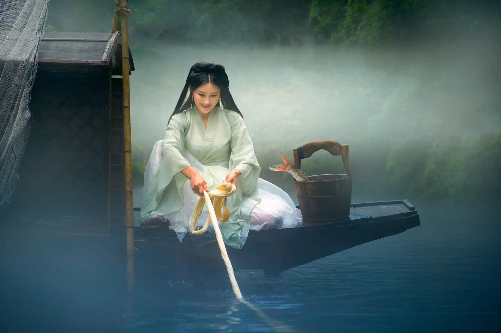 [YITUYU] 2022.09.15 Vol.1956 – Fog Fishing in the Heart of the Lake Min Min#[28P]-3