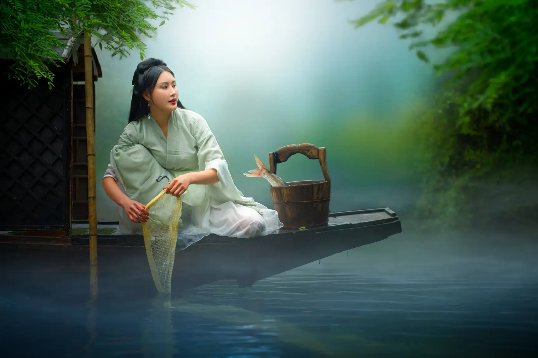 [YITUYU] 2022.09.15 Vol.1956 – Fog Fishing in the Heart of the Lake Min Min#[28P]-4