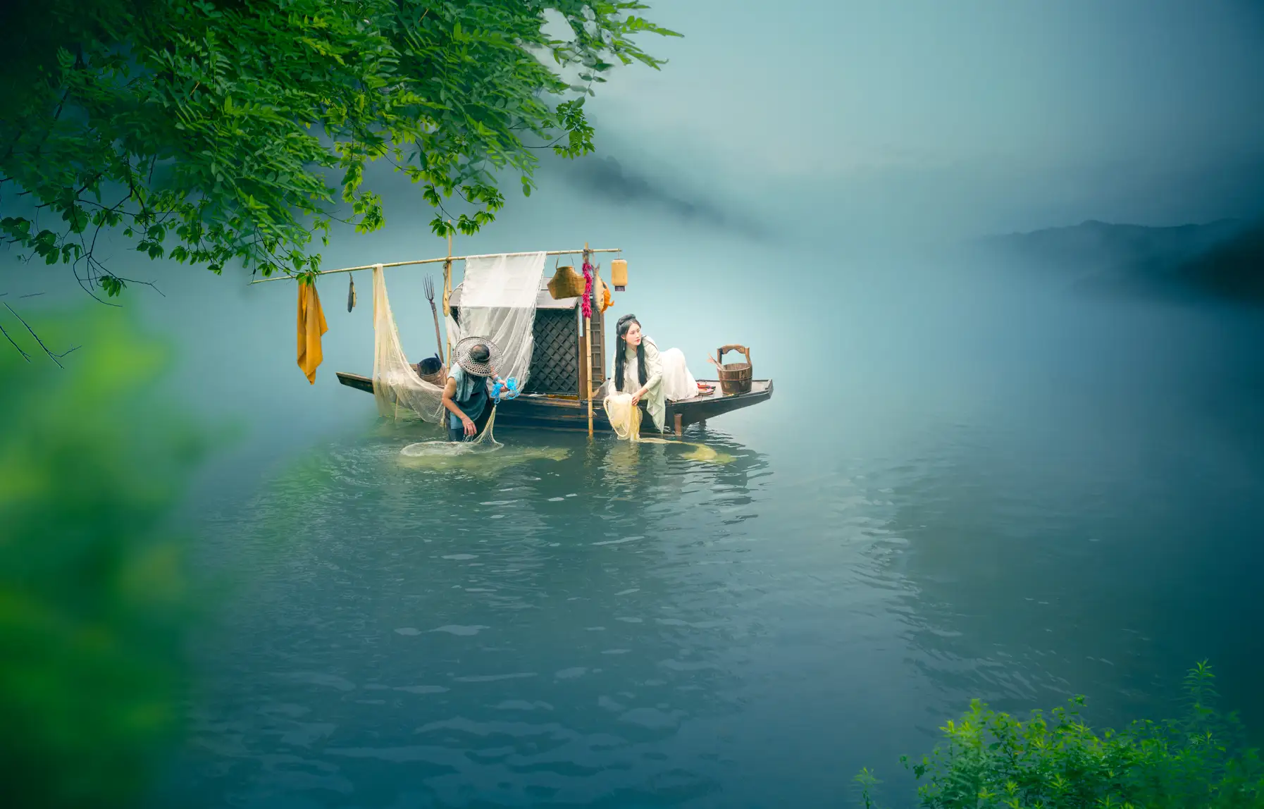 [YITUYU] 2022.09.15 Vol.1956 – Fog Fishing in the Heart of the Lake Min Min#[28P]-5