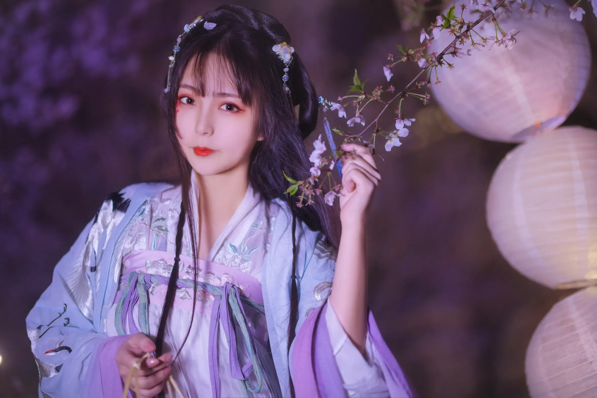 [YITUYU] 2022.08.10 Vol.1673 – Night Sakura Ink and red dust#[20P]-6